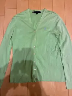 Ralph Lauren Sportカーディガン L ライトグリーン