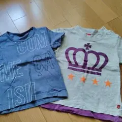 90cm BABYDOLL、コムサTシャツ2枚セット