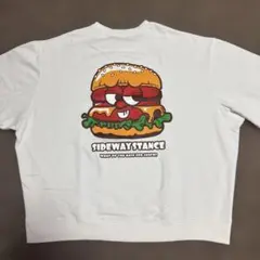 SIDEWAYSTANCE ハンバーガー スウェットトレーナーアウトレット