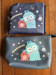 新品未使用 サンリオ ハンギョドン エコバッグ ポーチ スマホストラップ