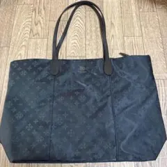 ラシット　russet ブラック×グリーン　ナイロンショルダーバッグ