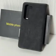 For Galaxy S23 5G ケース 手帳型 ブラック