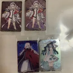 Saika Magorichi etc．ホログラフィックカード 4枚セット