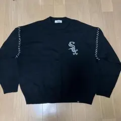 MLB ブラック ニットセーター　ホワイトソックス