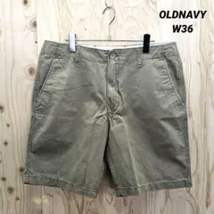 『 OLDNAVY 』 ミリタリーチノショーツ ( W36 ) オリーブ色