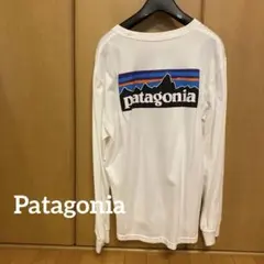 【美品】patagonia ロングTシャツ ホワイトのサムネイル