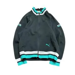 PUMA トラックジャケット　ジャージ　ブラック　L相当 8La