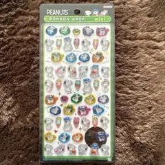 新品・正規品 ボンボンドロップシール ミニ スヌーピー&きょうだいたち
