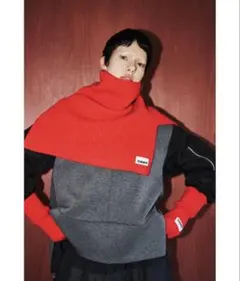 OMMO ケープ＆アームウォーマー セット ― レッド