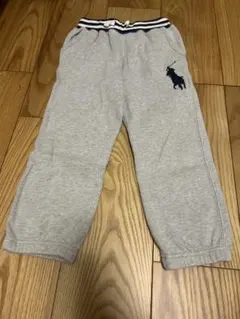 ポロ ラルフローレン　薄手裏起毛　ライトグレー スウェットパンツ　サイズ5