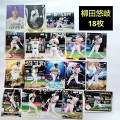 柳田悠岐　福岡ソフトバンクホークス　プロ野球カード　BBM　topps　18枚