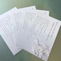 喪中専用年賀状しまい　新品　10枚入り