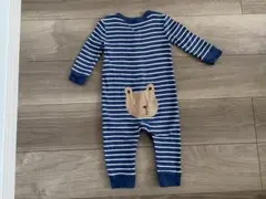 baby gap ストライプロンパース 9-12ヶ月