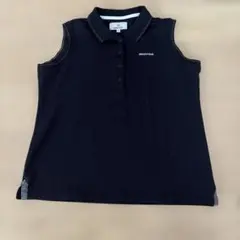 ブリーフィング ゴルフ 定番ノースリーブシャツ ブラック Mサイズ