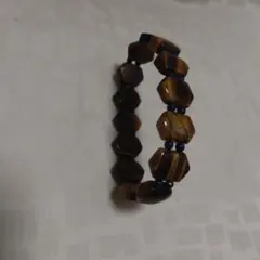 タイガーアイ 六角形 ブレスレット