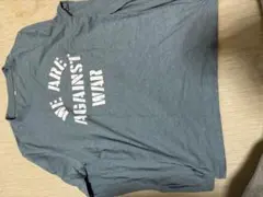 WE ARE AGAINST WAR Tシャツ Sサイズ グレー