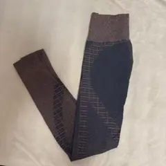 Wolford レギンス ブラック ブラウン ラメ XSサイズ