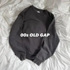 archive 00s old GAP glay sweat shirt S