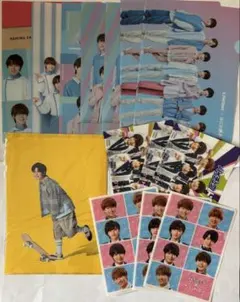 なにわ男子　クリアファイルセット