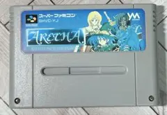 希少な新品！『アレサ』　スーパーファミコン スーパーファミコン】アレサ1&2セット（中古ゲームソフト 箱説付