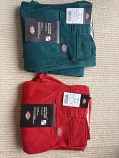 Dickies フラットフロントワークパンツ