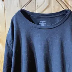 SS4963 Goodiellow 半袖Tシャツ 無地 黒 XXL ビッグサイズ