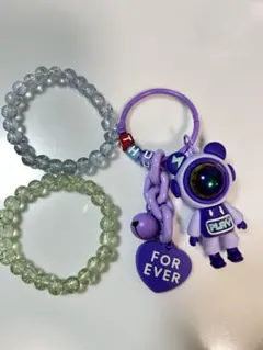 かわいいキーホルダー　女の子　ブレスレット