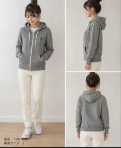 Polo Ralph Lauren ジップアップパーカー グレー Sのサムネイル