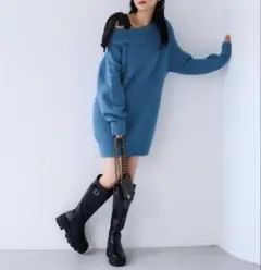 VIS＊ニットワンピース