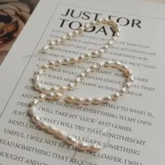 P524-3 淡水パール 天然バロックパール アクセサリーハンドメイド材料