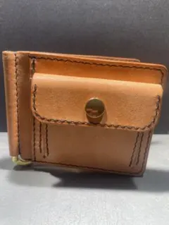 新品未使用】 6T leather works マネークリップ ブッテーロ生成 - メルカリ