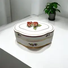 美品　ホロハーザ　ボンボニエール　小物入れ　陶磁器 ハンガリー製アンティーク食器