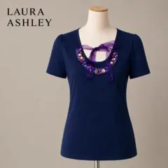 【華やか】LAURA ASHLEY ローラアシュレイ ビジュー トップス Y2Kのサムネイル