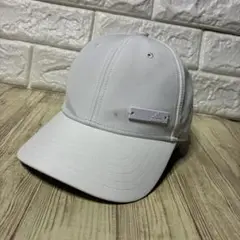 adidas アディダス　 ホワイト　白　 キャップ　帽子　 キッズ　子供