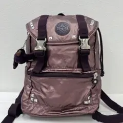 3929 Kipling キプリング　リュックサック　バッグパック　　パープル系