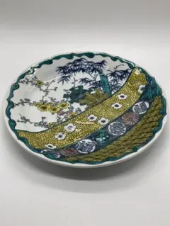 九谷焼 煮物鉢 盛鉢 色絵 椿 - メルカリ