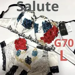 ワコール サルート リボンの騎士 ブラジャー&ノーマルショーツ セット