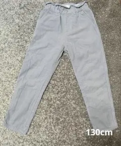 ブランシェス　マカロンパンツ　ブルー　グレー　ウエストゴム　130