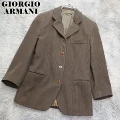 ジョルジオアルマーニ✨テーラードジャケット ヘリンボーン カシミヤ混ARMANI