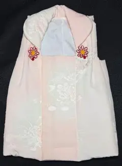 新品 七五三 女児 3歳 正絹 被布コート 正絹綸子