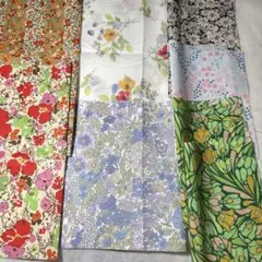 リバティ　ハギレ　８枚