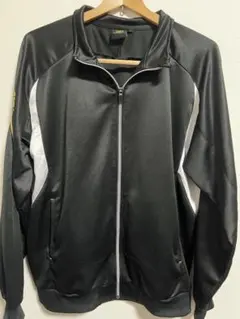 ZETT PROSTATUS ジップアップジャージ 黒/白