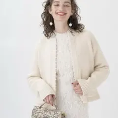 向日葵　ツルバイマリコオイカワ　パールカーディガン　Ludmila 0430623070782cl_12?$VS_1500$