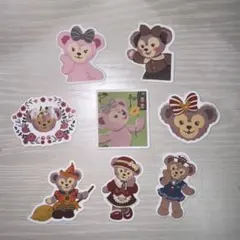 ※匿名配送【Disney】シェリーメイ　ダッフィーフレンズ　シール　ステッカー