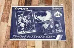 ブルーロック ガシャポン 未開封新品 クリアビジュアルポスター