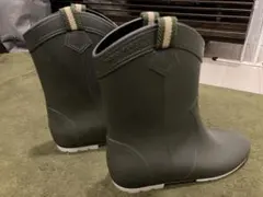 イタリア製 FABIO RUSCONI レインブーツ 36 カーキ