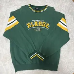 XLARGE スウェット グリーン 刺繍ロゴのサムネイル