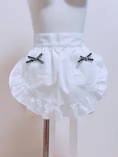 エプロン 白 Alice Doll