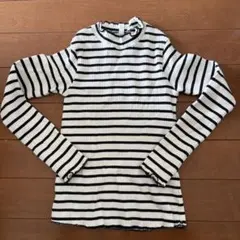 gu キッズ 長袖カットソー ボーダー 120