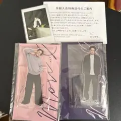 菊池風磨　more アクリルスタンド　ポラロイド